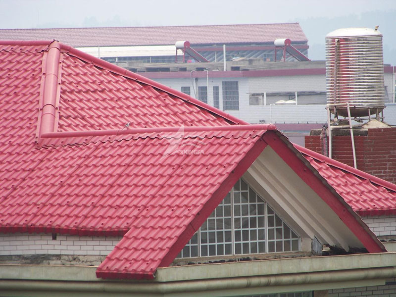 新型屋面建材合成樹(shù)脂瓦，傳統(tǒng)建筑用瓦的傳承替代建筑材料